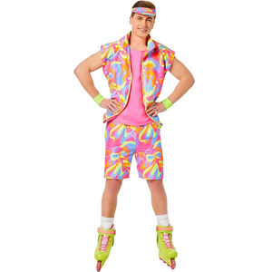 The Barbie Movie Halloween Costume Skating Ken Mens Size Large 42-44 New